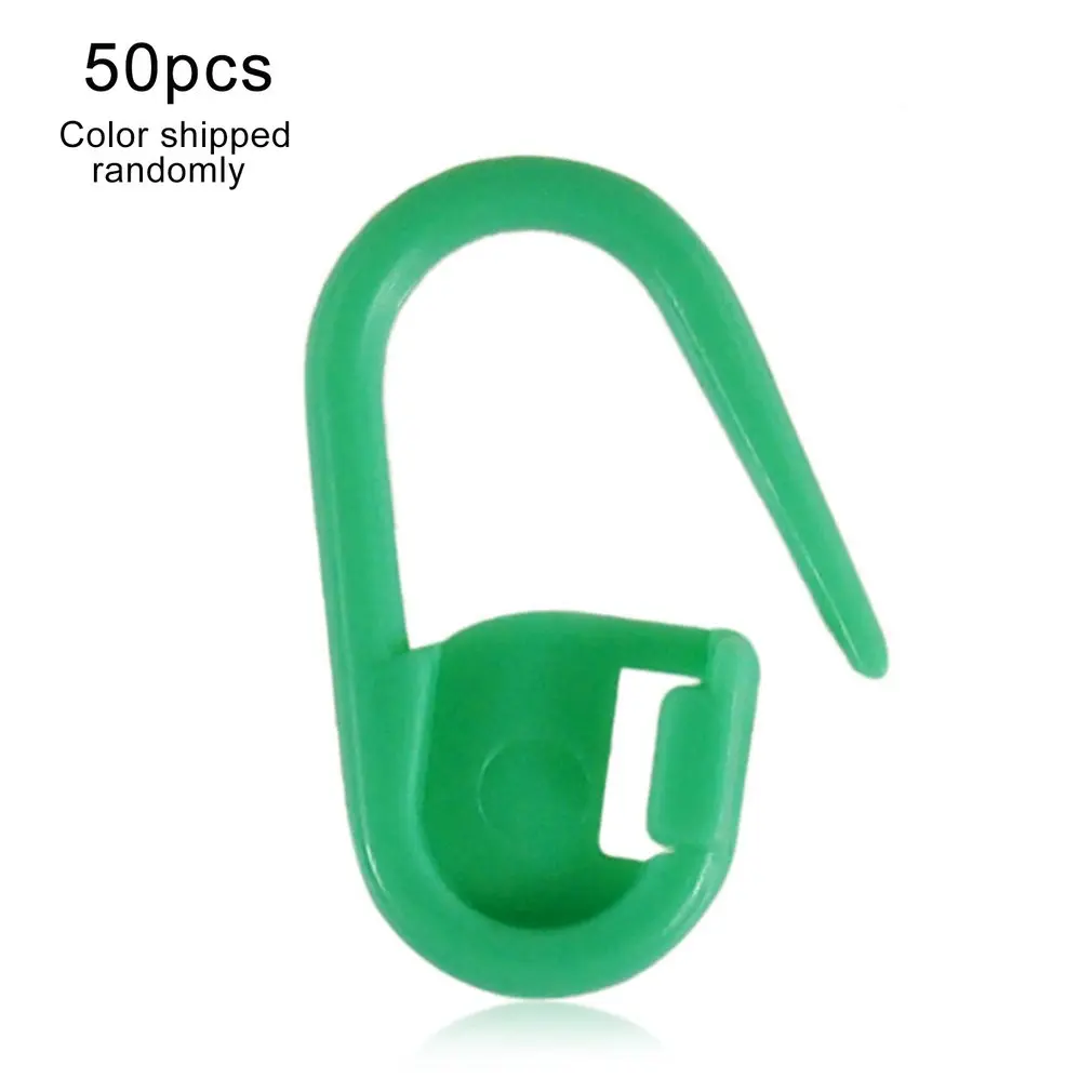 Пластиковый вязаный крючком ЗАМОК СТЕЖКА иглы зажим маркеры держатель маленький