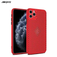 heat dissipation breathable cooling case for iphone 12 mini 11 pro max x xs max xr 7 8 6 6s plus se 2020 2 soft silicone cover