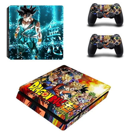 YSP4S-3474 Dragon Ball PS4 тонкий стикер кожи для Play station 4 Slim консоли контроллеры виниловые наклейки протектор игровой чехол - Цвет: YSP4S-3474