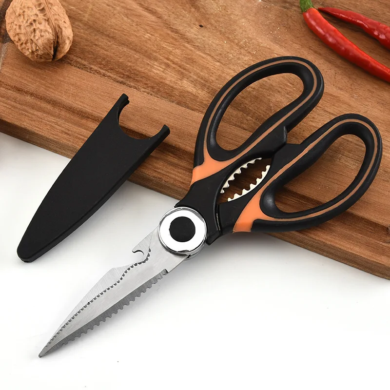 

Stainless Steel Kitchen Shears Heavy Duty Shears Ultra Sharp Multi-function Kitchen Scissors for Chicken Poultry Fish Meat BBQ