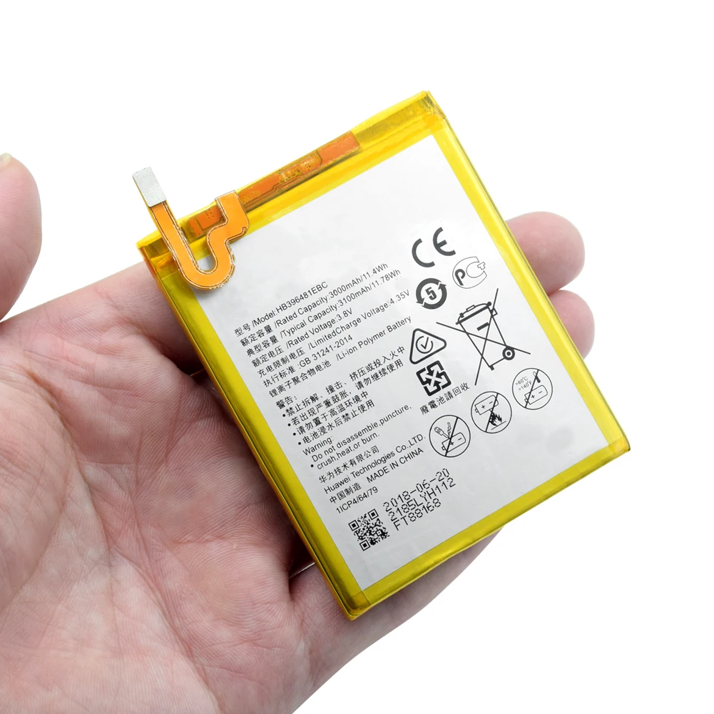 3100 мАч HB396481EBC Аккумулятор для телефона Huawei D199 Maimang 4 G7 Plus G8 G8X Honor 5X литий ионная