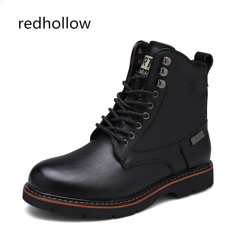 

Мужская обувь; Модные Ботинки martin; теплые зимние мужские ботинки на меху; зимние мужские ботильоны из натуральной кожи; Новая повседневная о...