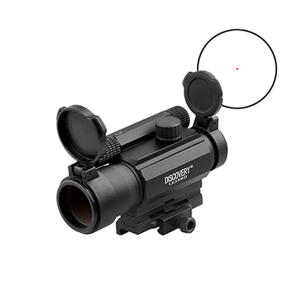 Discovery Red Dot 1X35 4 вида точек 11 передач в красном и зеленом цветах с рельсовой