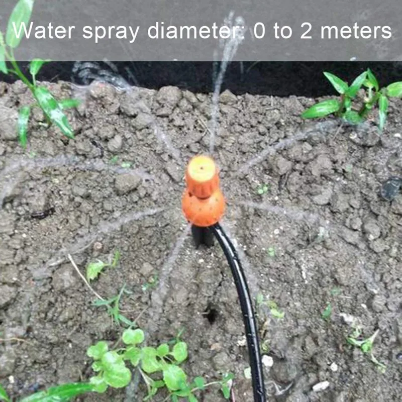 

New 10pcs / Set Garden Drip Irrigation Sprinkler Adjustable Spray Nozzle Integrated Spray Nozzle Garden Irrigation Suppliess