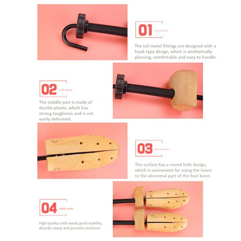 Расширяющаяся подставка для обуви мужчин и женщин на высоком каблуке дерево +