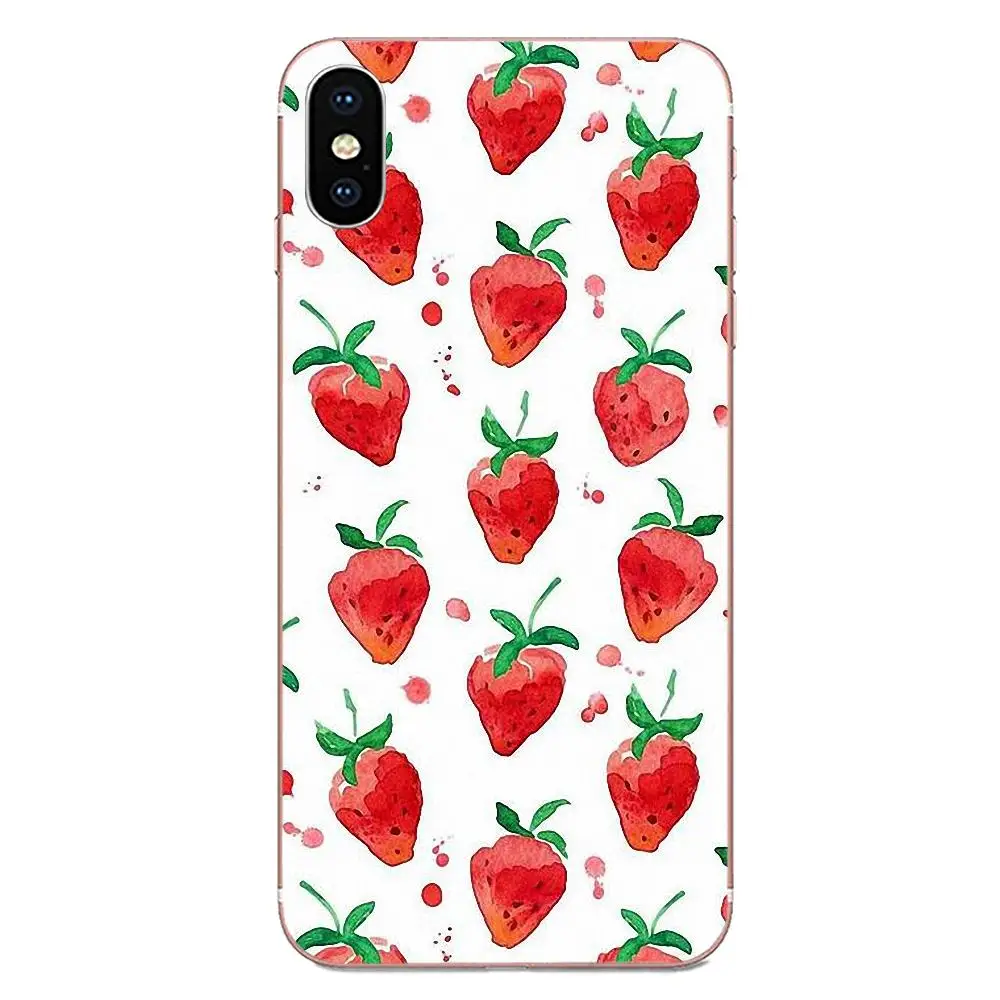 Коллаж с рисунком клубники для HTC Desire 530 626 628 630 816 820 One A9 M7 M8 M9 M10 E9 U11 U12 Life Plus из ТПУ |