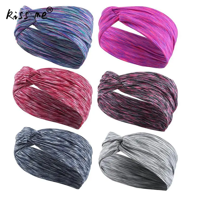 Головные повязки для йоги полиэстер лента волос 2019 модная впитывает пот унисекс