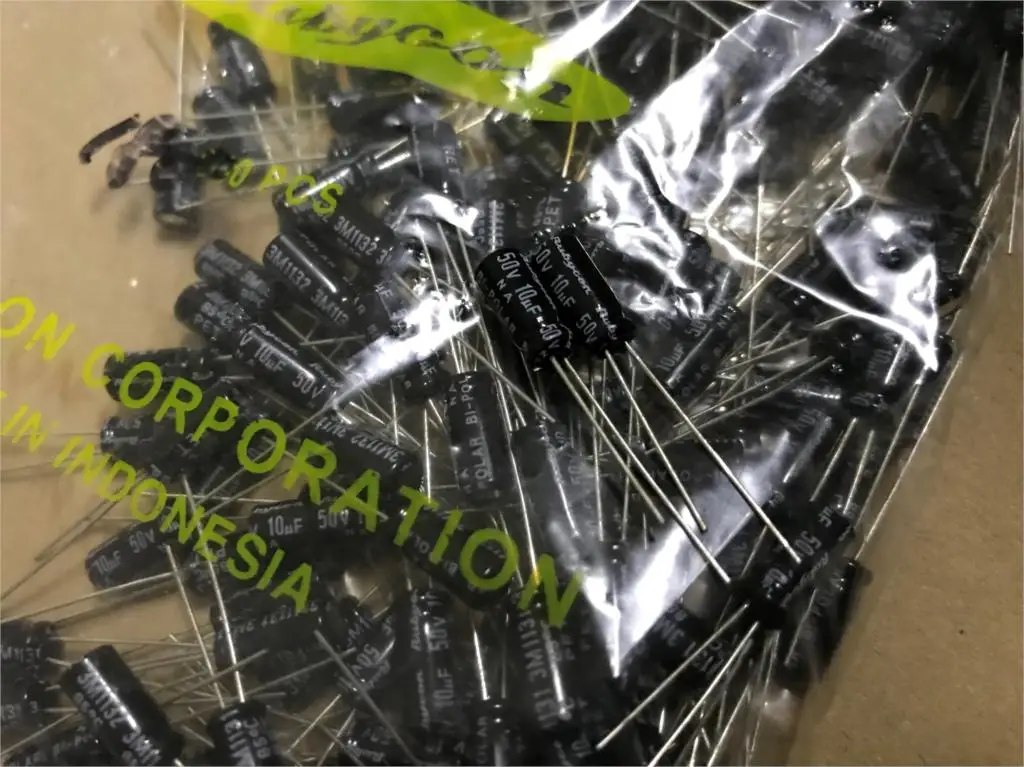 2021 10 шт. мкФ 50V rubycon NA BP Series 5x11 мм оригинальный 50V10uF двухполярный алюминиевый