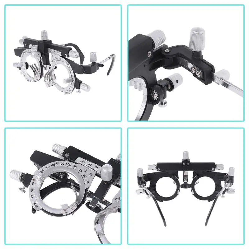 

2021 New Optical Trail Lens Frame Glasses Titanium Alloy Universal Adjustable Accessories Optometry Ophthalmologist Test Frame