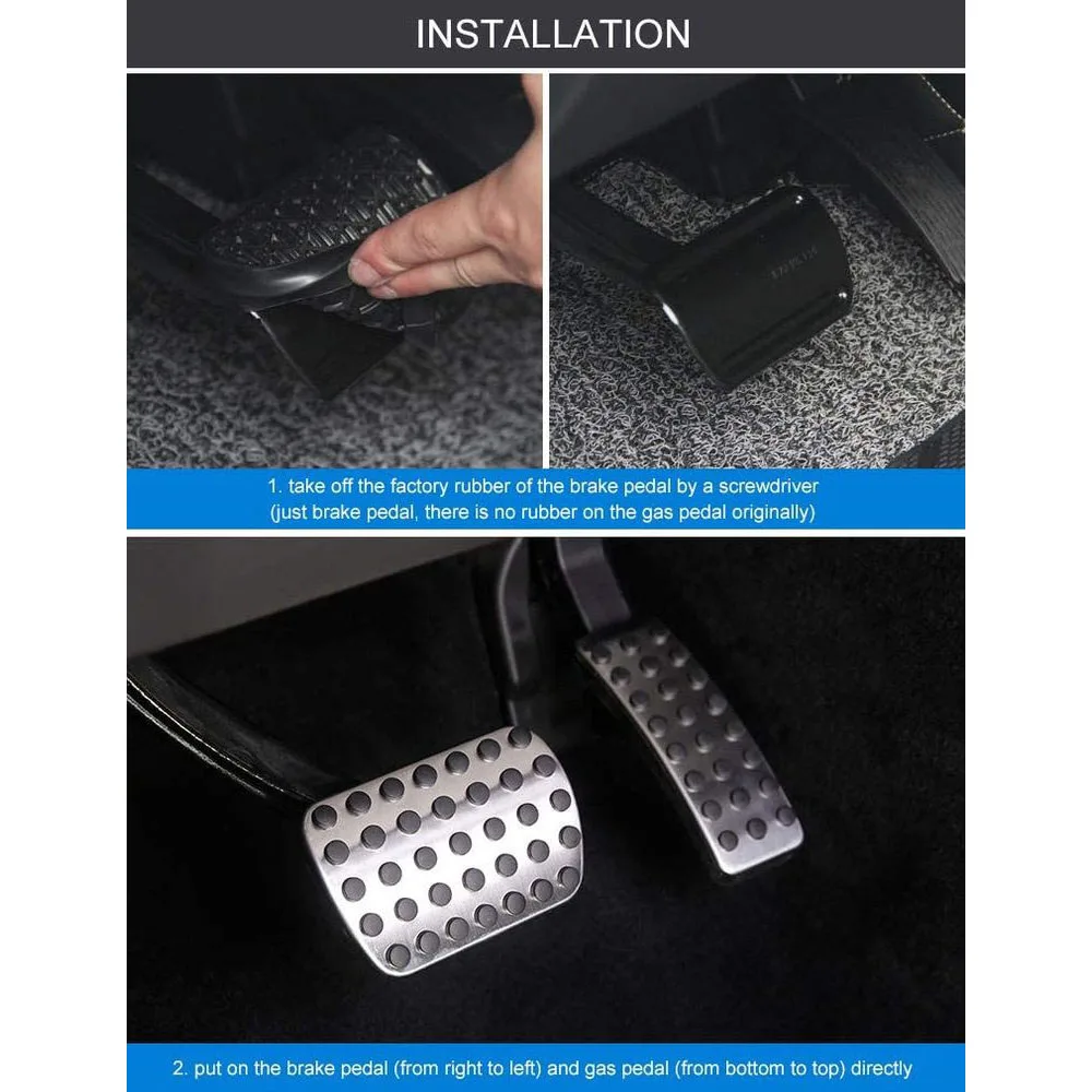 Накладка на педаль тормоза из алюминиевого сплава для Mercedes Benz M A B GLA CLA GLE GLS ML GL Class