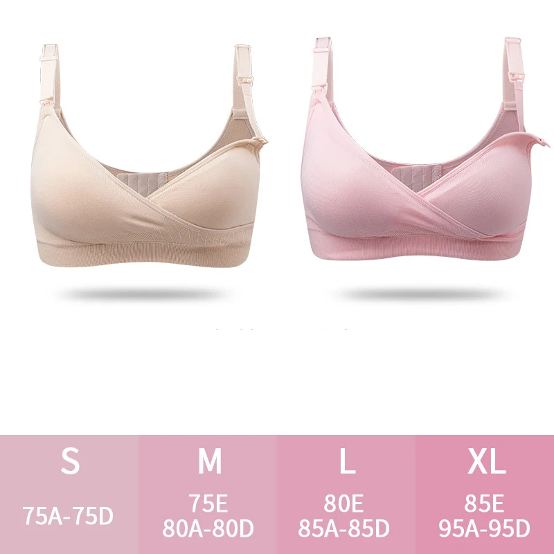 

Pregnant Women Breastfeeding Underwear Bras Gather Anti-sagging Nursing Bra Mother Thin Soft Breathable Cotton Lining Plus Size