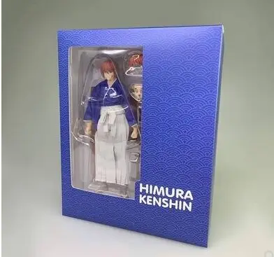 picture color DASIN аниме Rurouni Kenshin HIMURA KENSHIN ПВХ фигурка GT Модель игрушки - Цвет: picture color