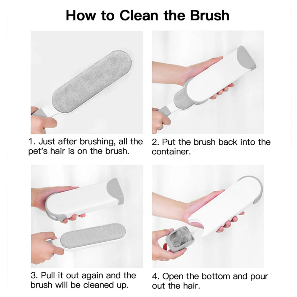 Щетка для удаления шерсти домашних животных волшебная щетка чистки многоразовая