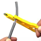 Мини-полоски, кусачки для сетевого кабеля, 1 шт., 9 см, желтый UTP, STP, резак для кабеля, телефонного провода