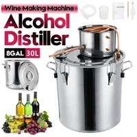 8gal35l efficient wine beer alcohol distiller moonshine alcohol home diy brewing kit home distiller copper distiller equipment