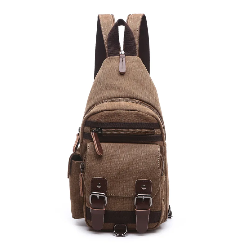 Мужские сумки на плечо через Мужская нагрудная сумка повседневная