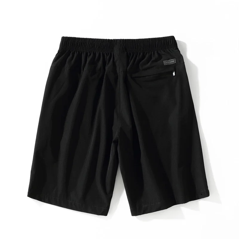 Шорты мужские большого размера однотонные Мешковатые Свободные эластичные в