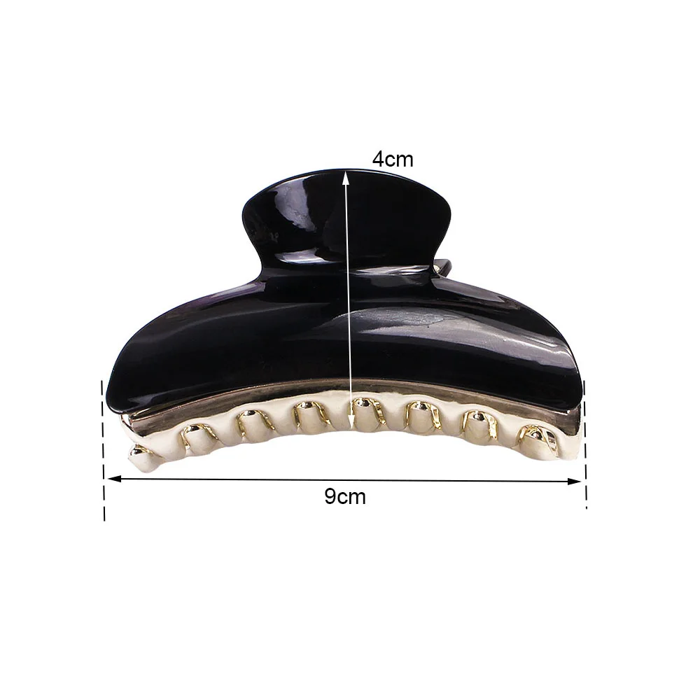 Новые модные акриловые заколки для волос с уксусной кислотой салонов красоты