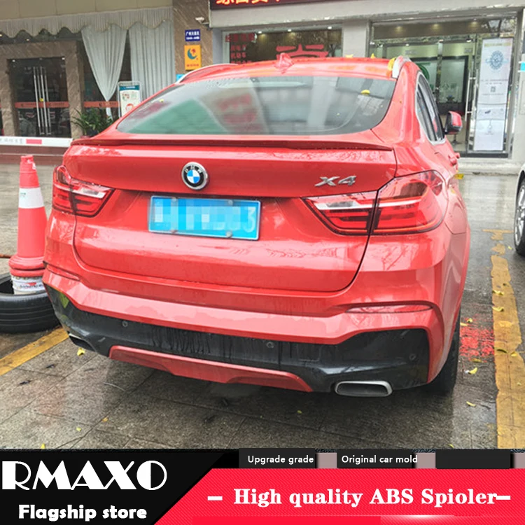 Спойлер для BMW F26 X4 2015 2018 Высокое качество ABS Материал заднее крыло автомобиля