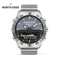 north edge gavia wristwatch 200m waterproof altitude smartwatch barometer diving temperature sports smart watch for android ios
