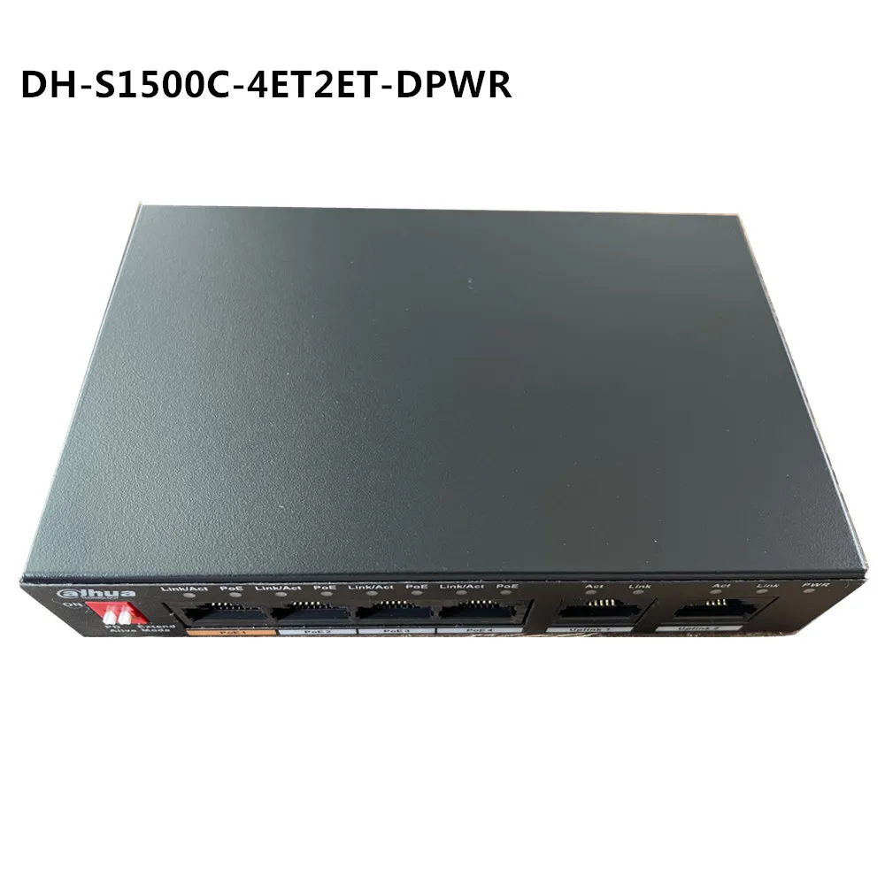 Коммутатор Dahua 4ch PoE коммутатор Ethernet на расстоянии 250 м с поддержкой и протокол Hi