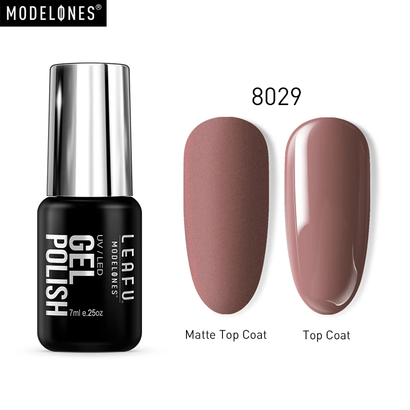 Modelones Матовый верхний слой Гель лак для нейл арта Стойкий матовый эффект