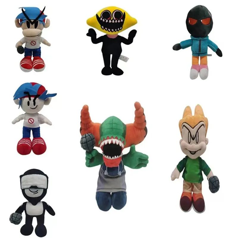 

Anime Plush Toys Friday Night Funkin Plush Doll Tricky The Clown Madness Combat Game Toy Stuffed Soft Toy Gift Kawaii Room Decor