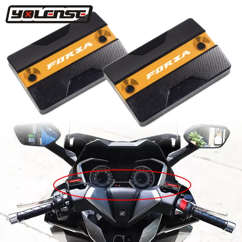 

Motorcycle CNC Front Brake Fluid Reservoir Oil Cup Cap Master Cylinder Cover For HONDA FORZA350 FORZA350 NSS350 2020 2021