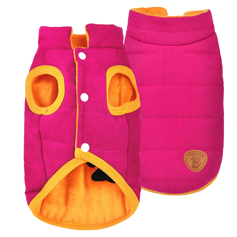 Зимняя одежда для домашних животных маленьких собак пальто теплая куртка щенков