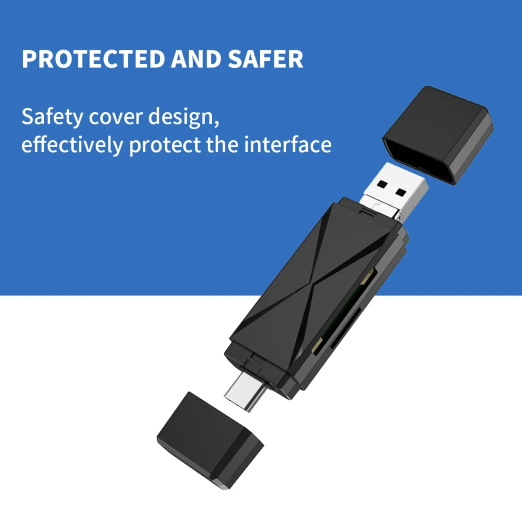 Телефон SD Card Reader USB 2 0 быстрая передача данных Тип c адаптер для чтения карт OTG