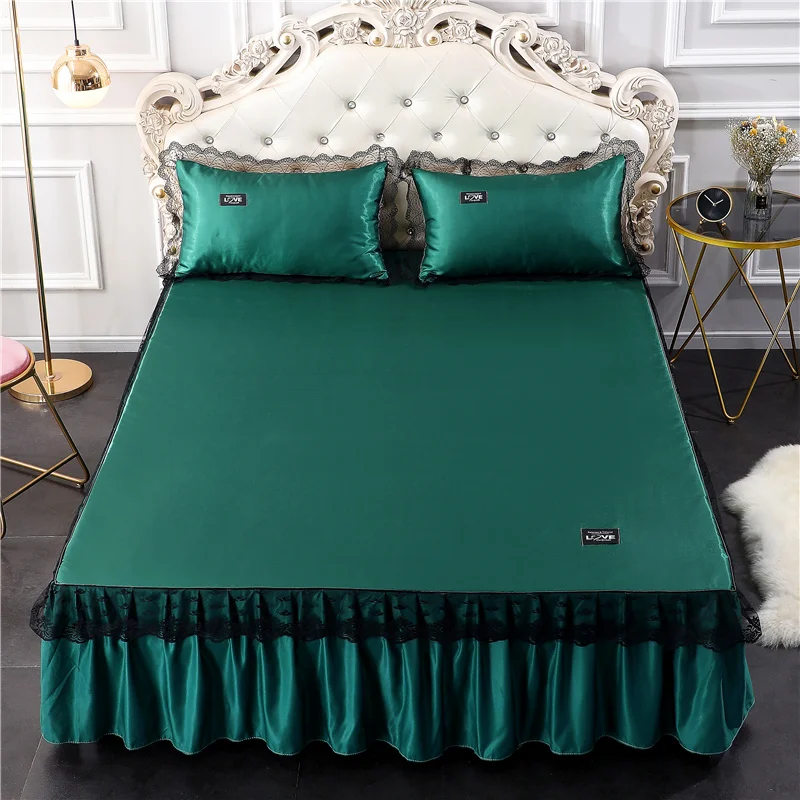 Комплект кружевной постельного белья из 2/3 предметов кружевная вискозная