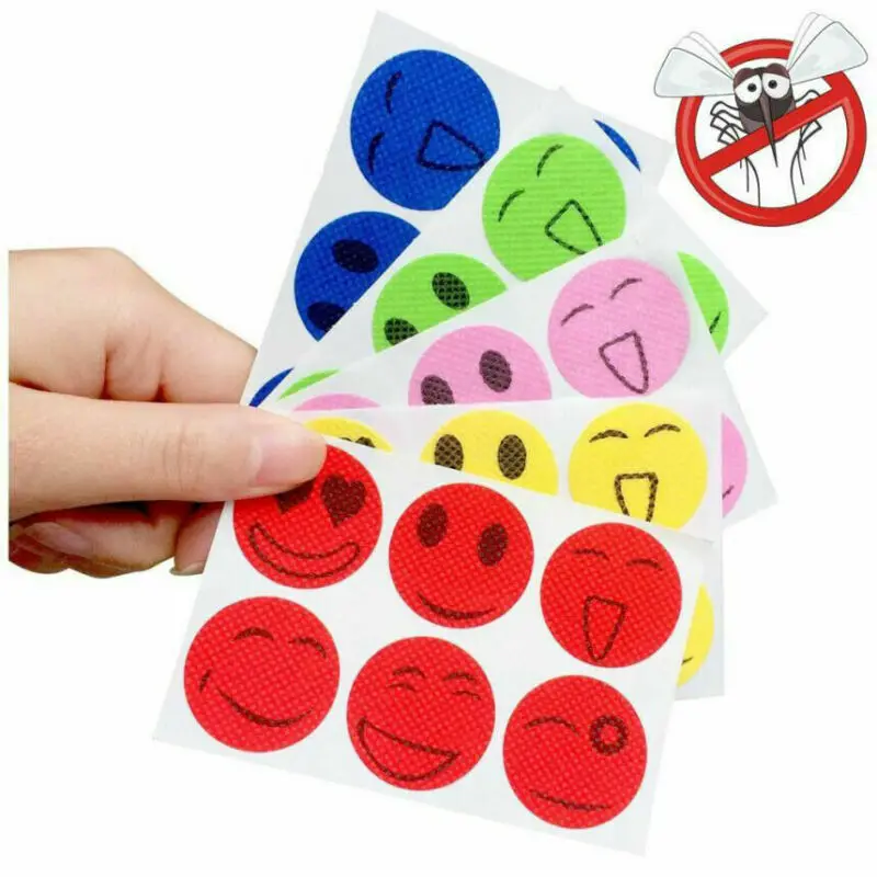 120 шт. пластыри от комаров наклейки 100% натуральные нетоксичные чистое эфирное
