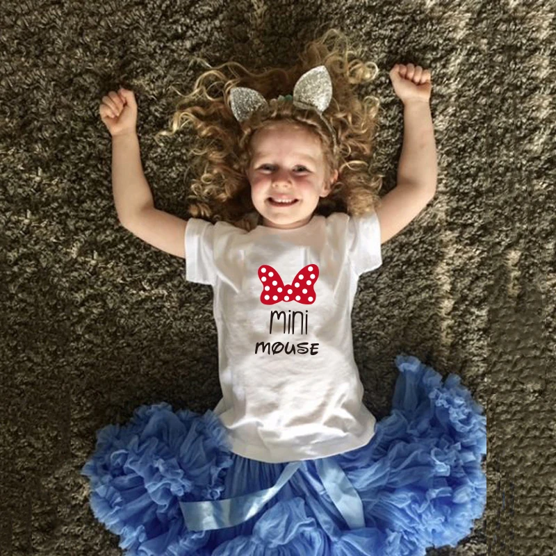 Семейные футболки для матери и ребенка подходящая одежда дочери модная семейная