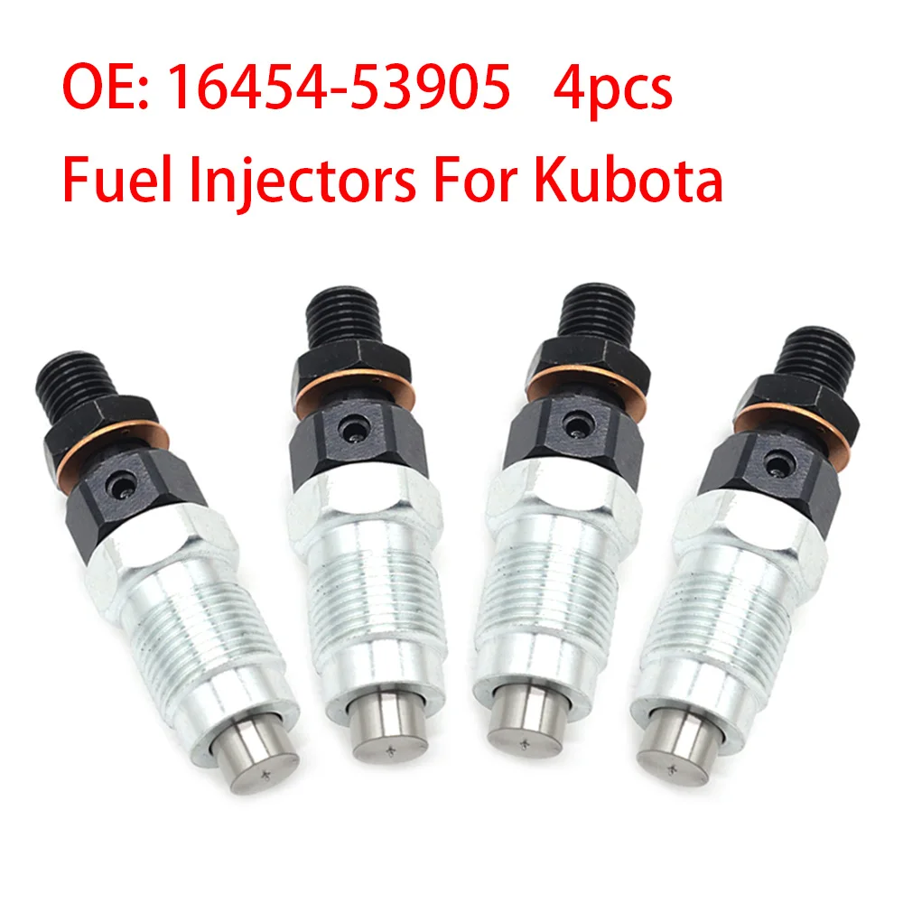 4 шт. новые Топливные форсунки 16454 53905 для Kubota V2203 V2003 D1703 детали двигателя высокое