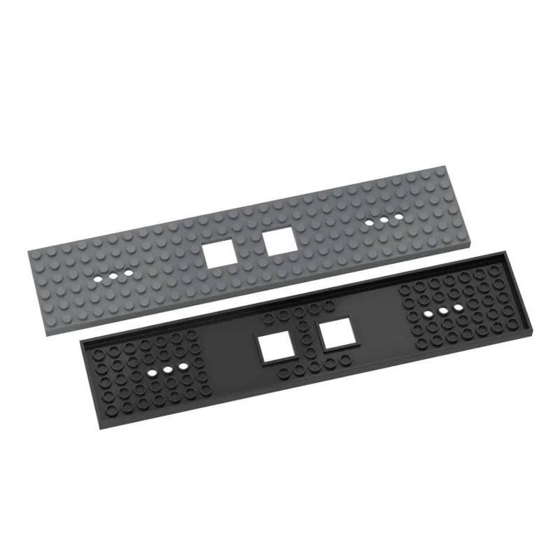 

2pcs MOC 92339 small particle DIY block pieces compatible with LEGO basic accessories 4093 large plate 6x28