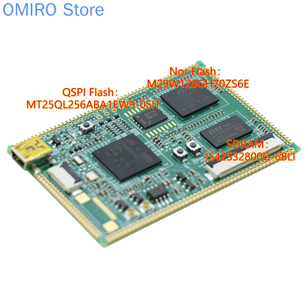 

Материнская плата Stm32h750xb с 32-битным SDRAM и ЖК-интерфейсом QSPI RGB