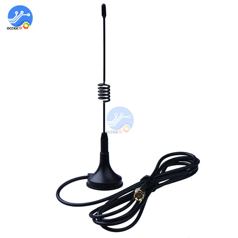 5dbi 433 МГц Антенна GSM SMA Штекерный разъем с магнитным основанием для антенны
