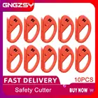 10 шт. оранжевые слитные автомобильные виниловые обертки Zippy безопасный резак ремесленный нож универсальные ножи для окон тонировка бумага пленки вакуумные 10E11