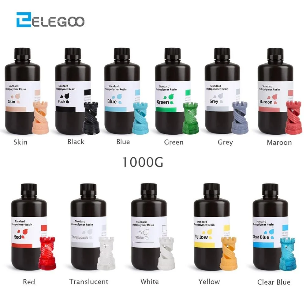 Elegoo Mars 2 Pro 405nm УФ смола для 3D-принтеры 3D печать Материал ультрафиолетовое