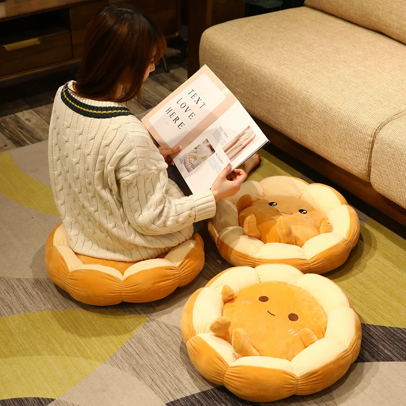 구매 만화 다다미 쿠션 지상 이불 일본식 귀여운 게으른 의자 베이 창 침실과 가정용 엉덩이 라운드 매트