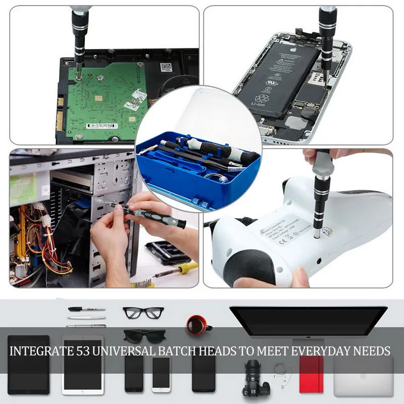 Набор отверток Junejour прецизионных 115 в 1 инструменты для ремонта с чехлом