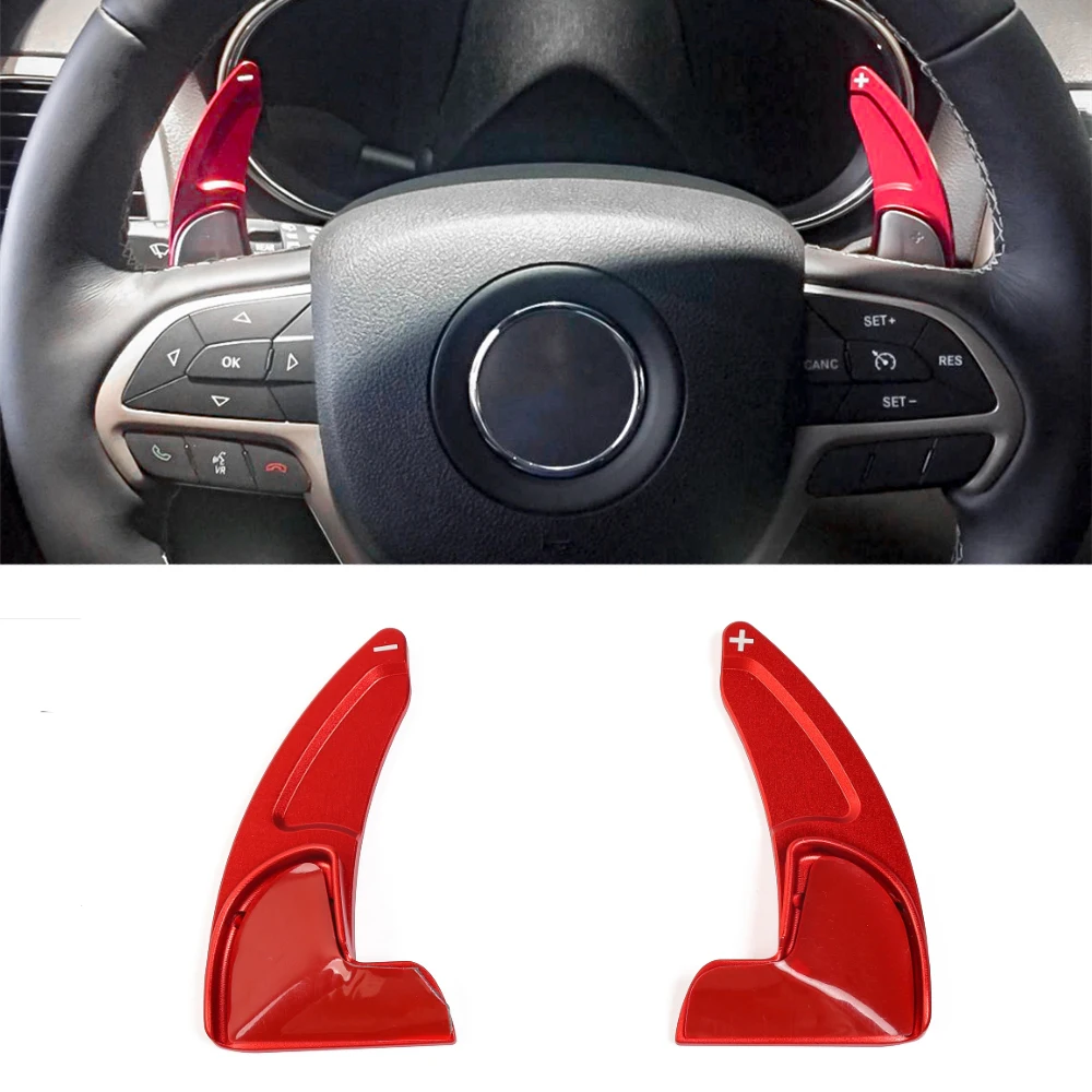 for Jeep Grand Cherokee 2014 2015 2016 2017 2018 2019 2020 2021 2022 Car Interior Steering Wheel Shift Paddle Shifter Decoration