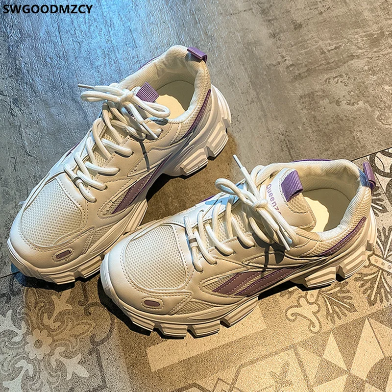 

Кроссовки женские на платформе, роскошные кеды, кроссовки для бега