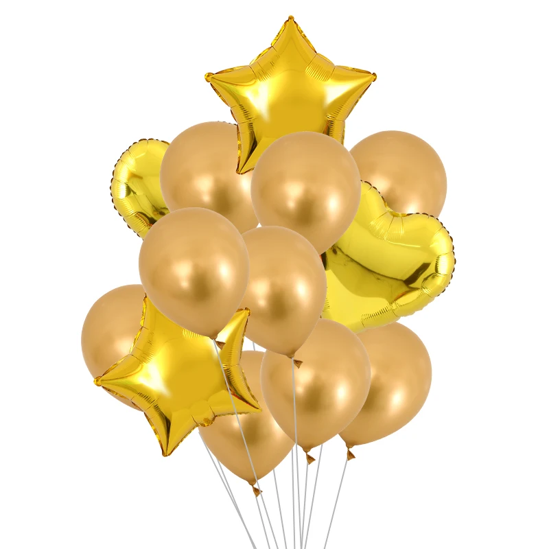 Воздушные шары в ассортименте (14 шт./комплект) | Дом и сад