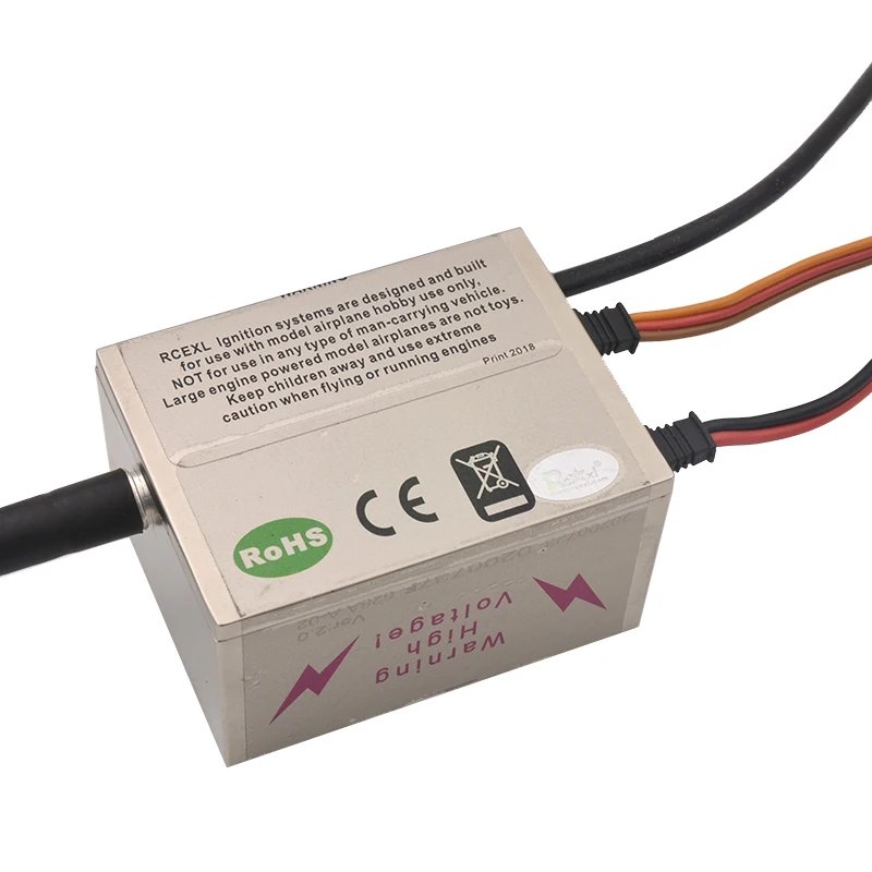 Rcexl-encendido CDI CM6-10mm, buj&iacute;a de 90 grados, motor de gasolina de Gas DA DLE, Avi&oacute;n Rc para DLE20/DLE30/DLE55/CRRCpro GP26R/GP50R-3
