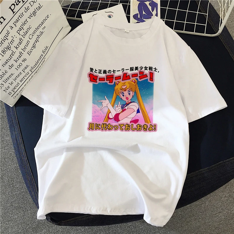 

Women fashion Tshirt Cartoon Cat Printed Womens T Shirt Hip Hop Women Shirts Personality Casual Short Sleeve Top T-shirt