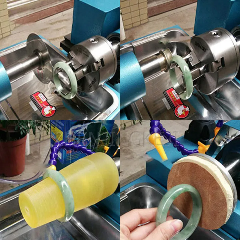 

Jade Bracelet Forming Machine Emerald Bracelet Internal And External Grinding And Polishing Tools Processing Machinery Center