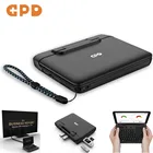 Дешевый карманный ноутбук, нетбук, GPD MicroPC 6 дюймов RJ45 RS232 HD выход, система Windows 10 Pro 8 ГБ ОЗУ с подсветкой