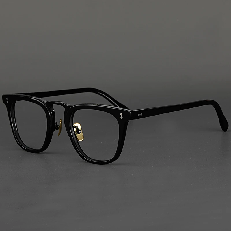 

vintage acetate eyegalsses men titanium optical computer square eyewear Myopia reading transparent woman glasses frame