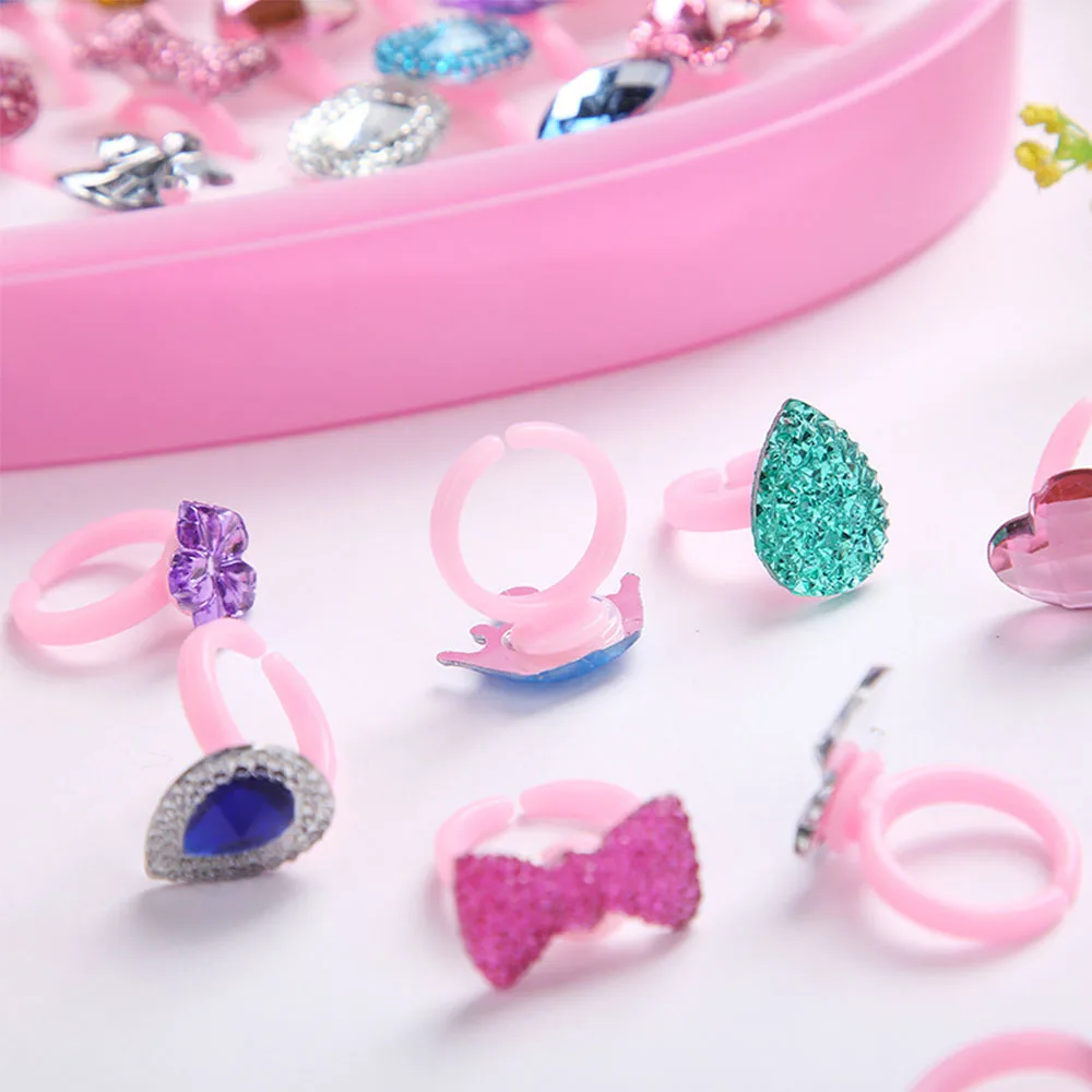 12 шт./компл. Дисней Холодное сердце кольца для детей принцесса драгоценный камень